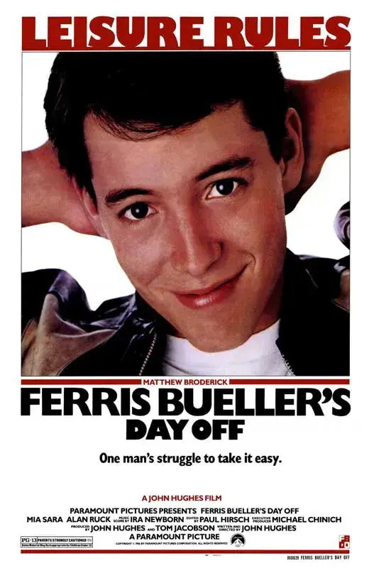 فیلم مرخصی فریس بولر (Ferris Bueller's Day Off) پوستر