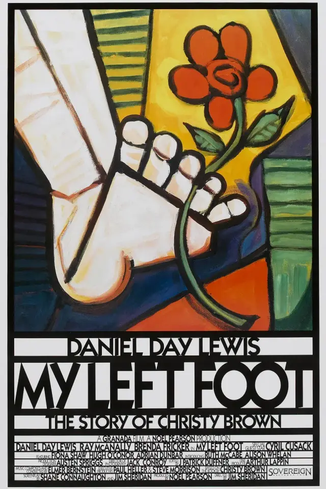 فیلم پای چپ من (My Left Foot) پوستر