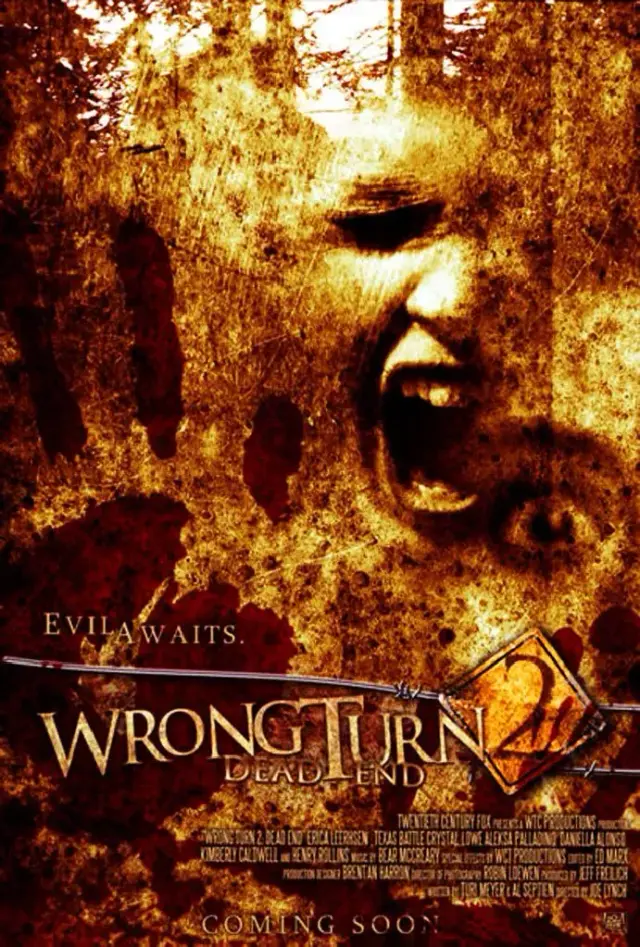 فیلم پیچ اشتباه 2: بن بست (Wrong Turn 2: Dead End) پوستر