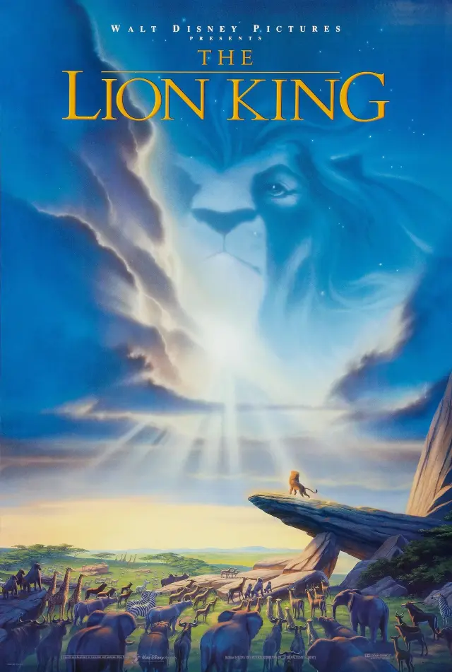 انیمیشن شیر شاه 1994 (The Lion King) پوستر
