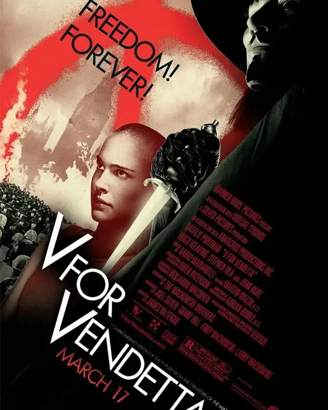 فیلم وی مثل وندتا (V for Vendetta) پوستر
