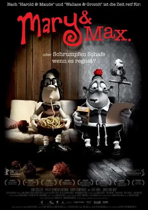 انیمیشن مری و مکس (Mary and Max) پوستر
