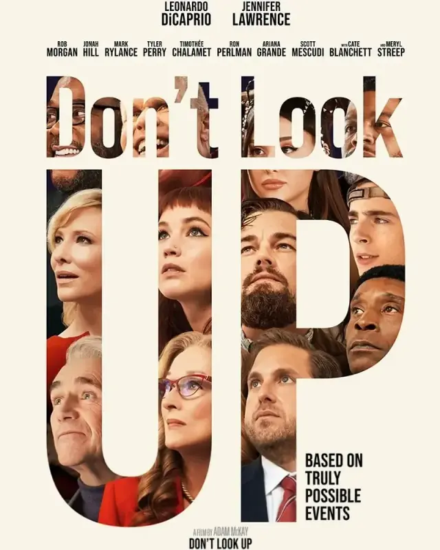 فیلم به بالا نگاه نکن (Don't Look Up) پوستر