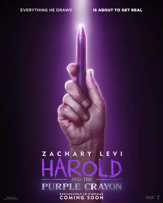 انیمیشن هارولد و مداد رنگی بنفش (Harold and the Purple Crayon) پوستر