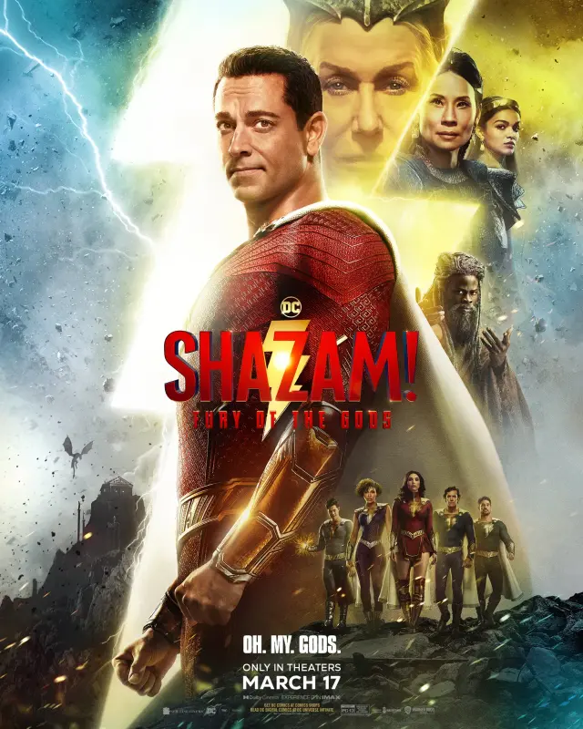 فیلم شزم! خشم خدایان (Shazam! Fury of the Gods) پوستر