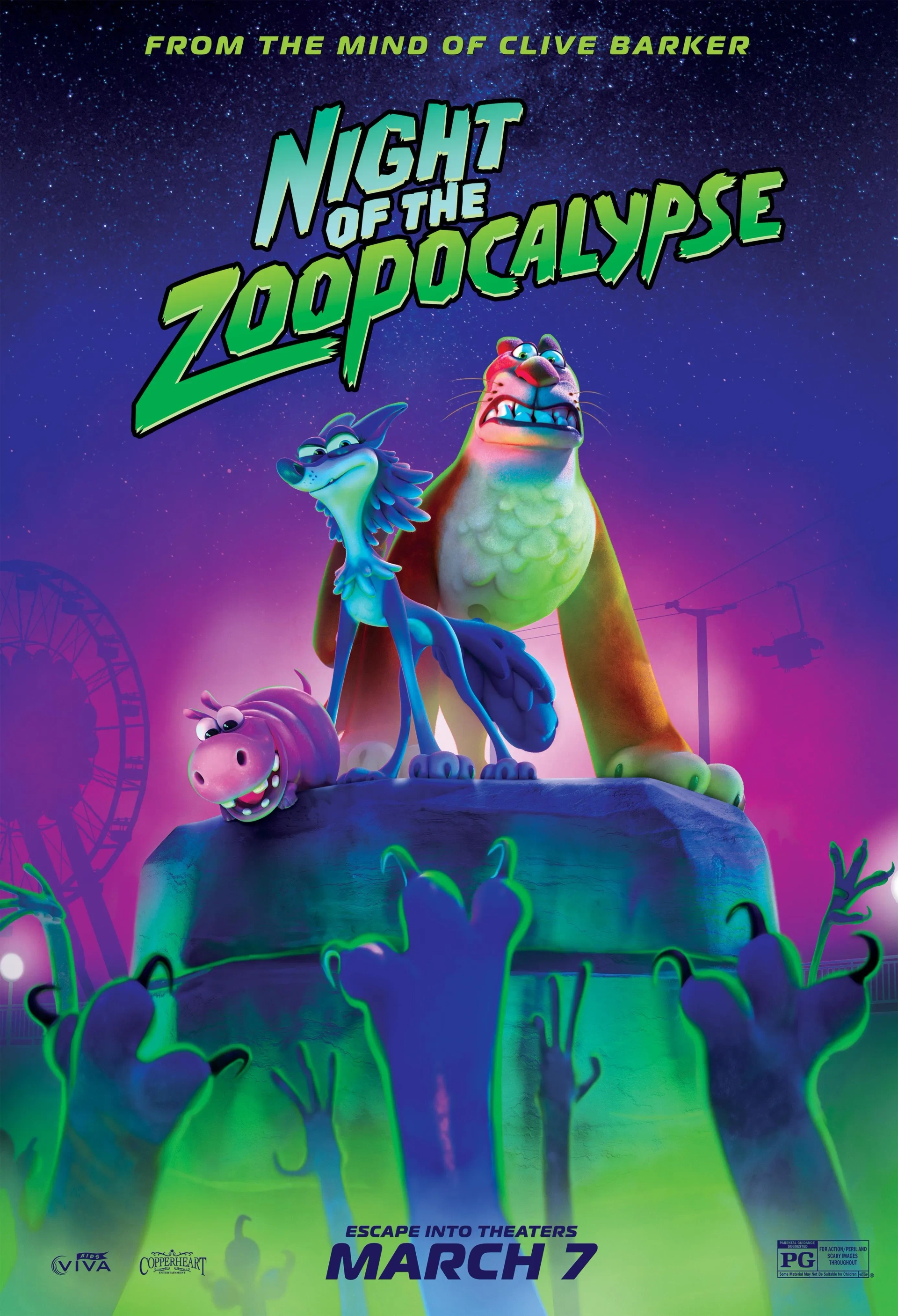  انیمیشن شب آخرالزمانی باغ وحش (Night of the Zoopocalypse) 2025