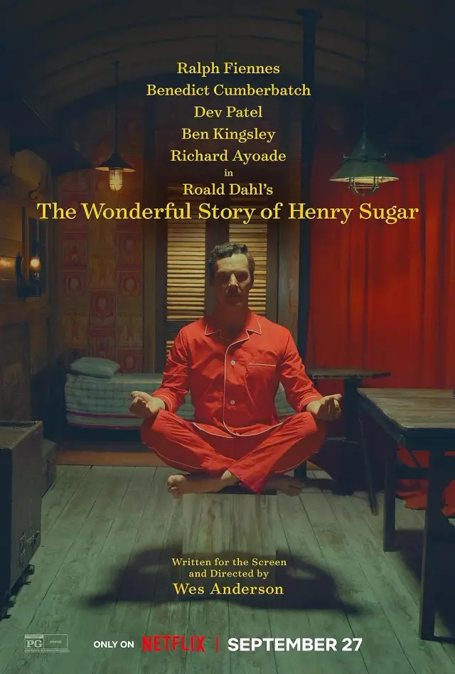 فیلم داستان شگفت انگیز هنری شوگر (The Wonderful Story of Henry Sugar) پوستر