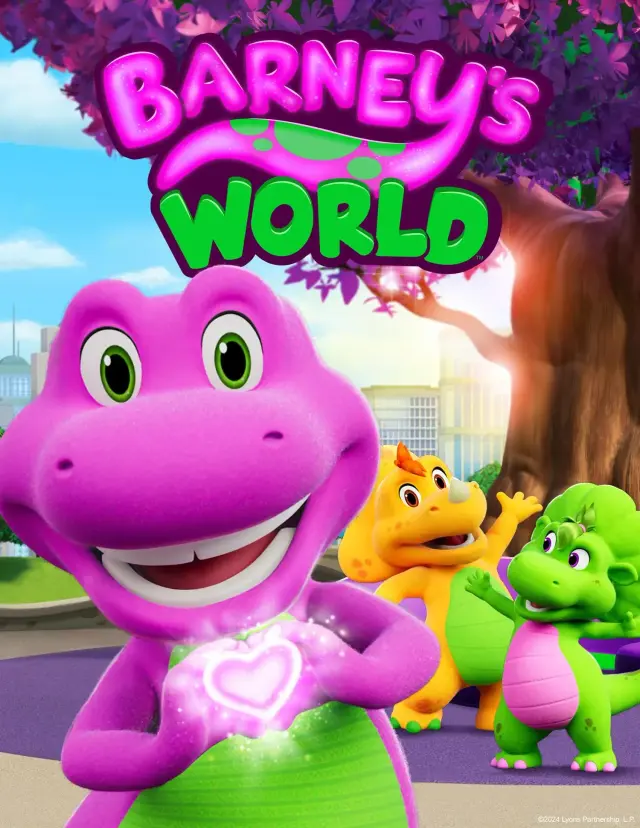 انیمیشن دنیای بارنی (Barney's World) پوستر