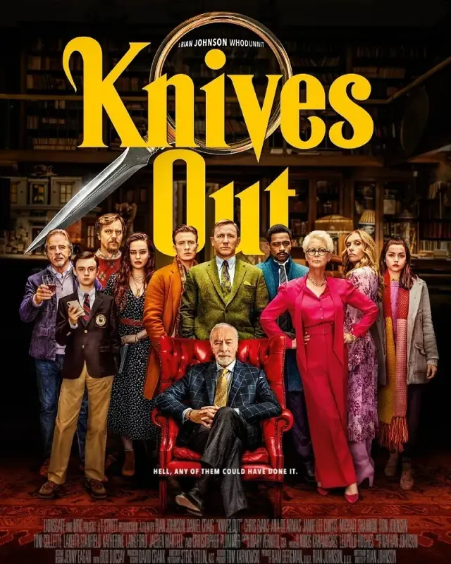فیلم چاقوکشی (Knives Out) پوستر