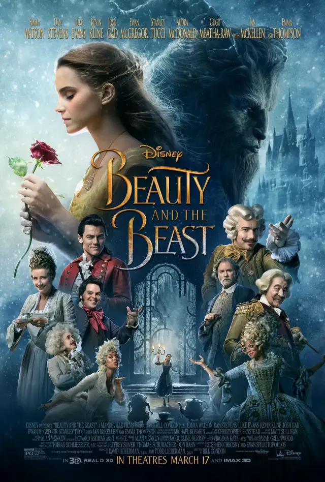 فیلم دیو و دلبر 2017 (Beauty and the Beast) پوستر