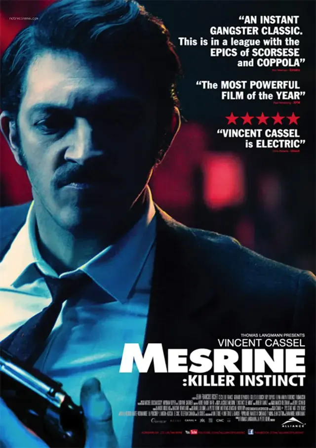 فیلم مرین: غریزه جنایت (Mesrine: Killer Instinct) پوستر