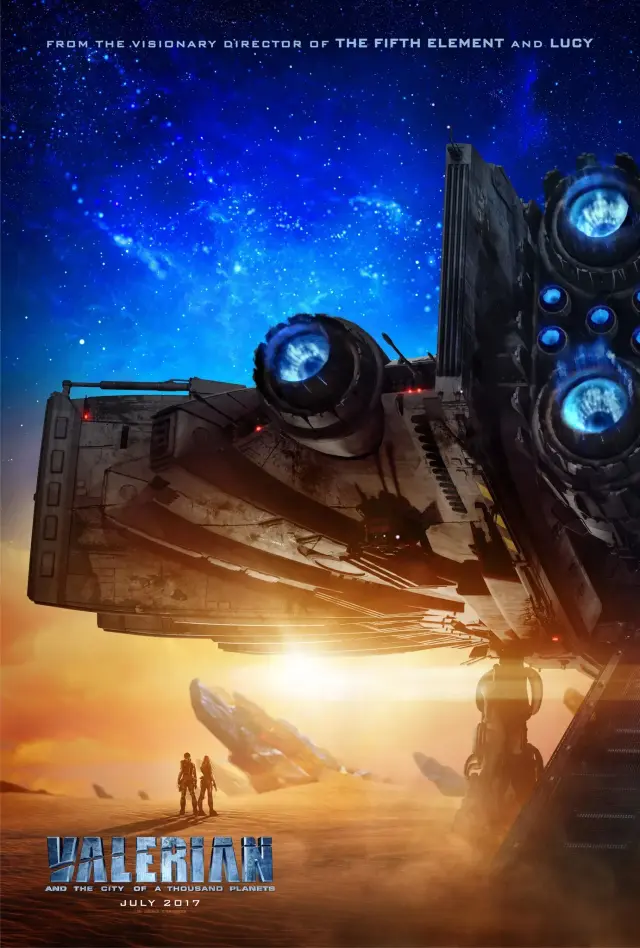 فیلم والرین و شهر هزار سیاره (Valerian and the City of a Thousand Planets) پوستر