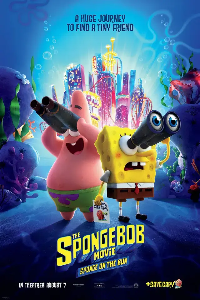 انیمیشن باب اسفنجی: اسفنج در حال فرار (The SpongeBob Movie: Sponge on the Run) پوستر