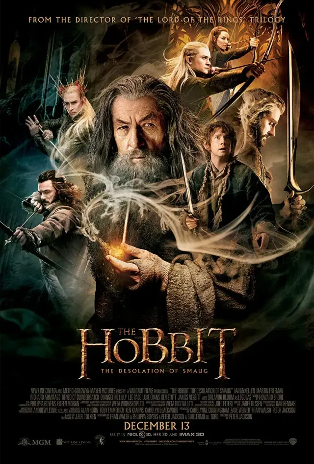 فیلم هابیت: ویرانی اسماگ  (The Hobbit: The Desolation of Smaug) پوستر