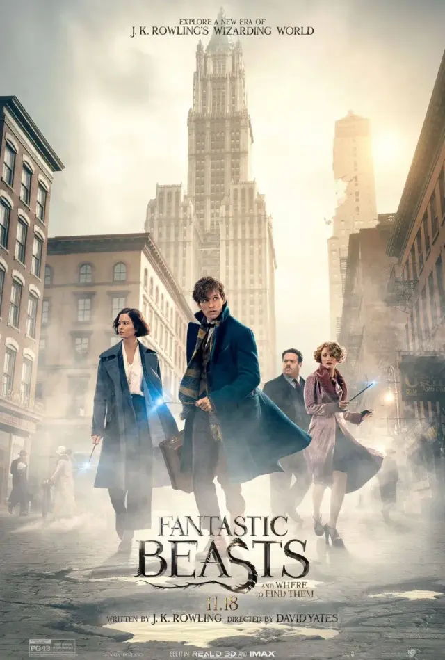 فیلم جانوران شگفت انگیز و زیستگاه آنها (Fantastic Beasts and Where to Find Them) پوستر