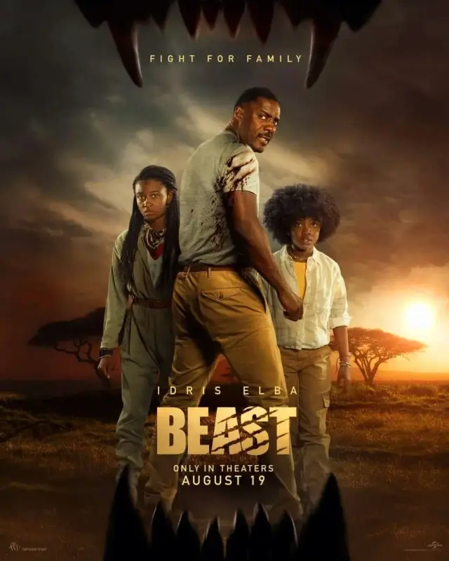 فیلم آمریکایی هیولا 2022 (Beast) پوستر