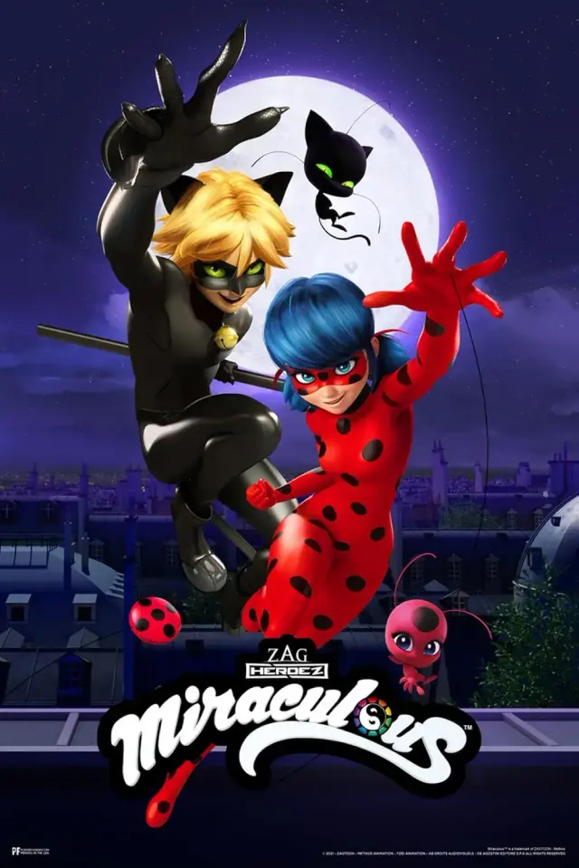 انیمیشن ماجراجویی در پاریس: ویژه کریسمس (Miraculous: Tales of Ladybug & Cat Noir) پوستر