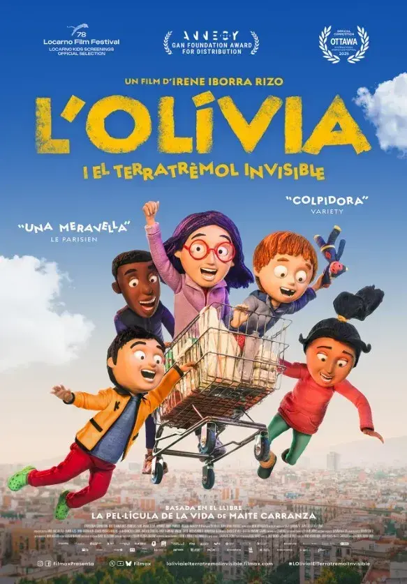 انیمیشن اولیویا و زلزله نامرئی (Olivia and the Invisible Earthquake) پوستر