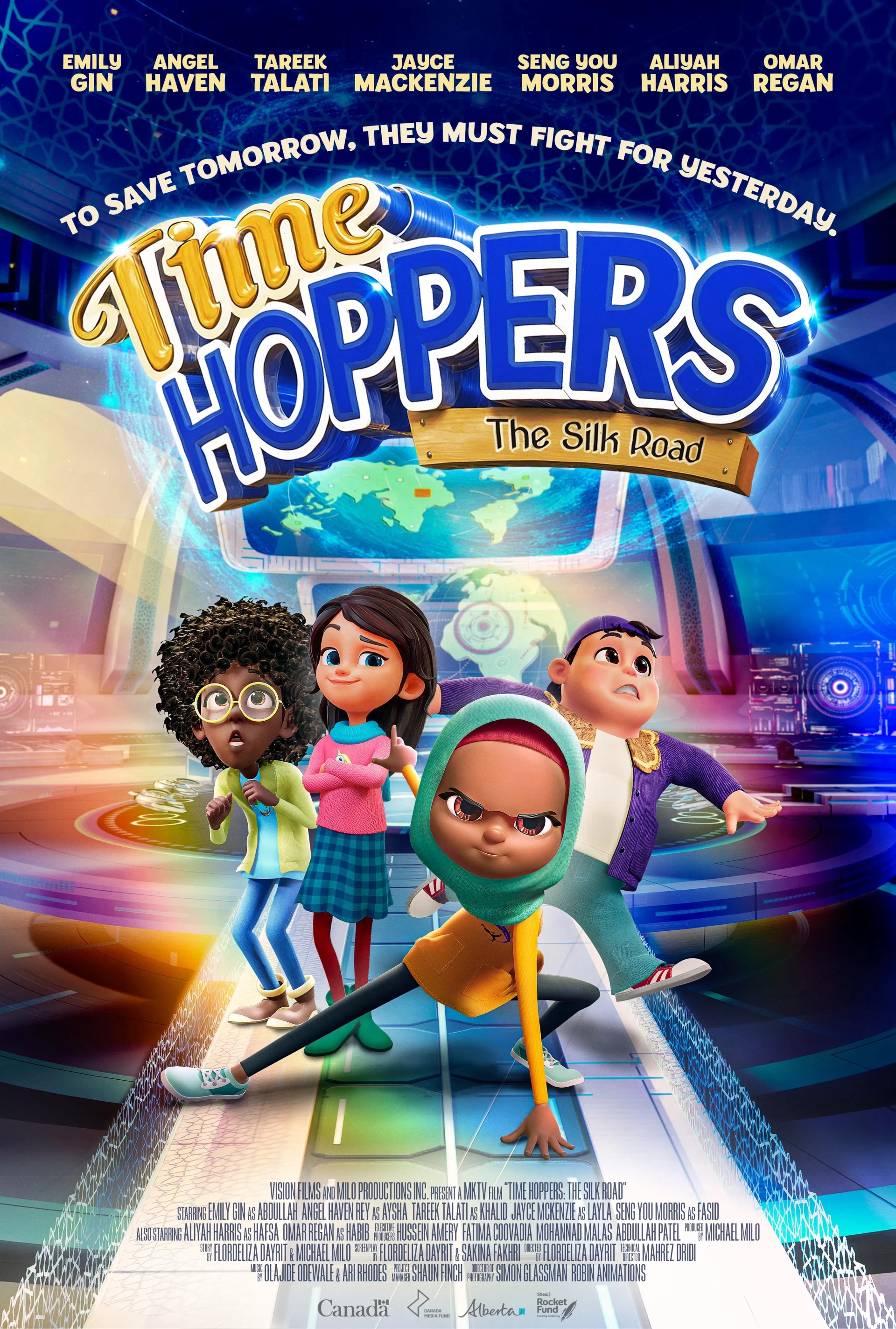  انیمیشن  مسافران زمان: جاده ابریشم (Time Hoppers: The Silk Road) 2026