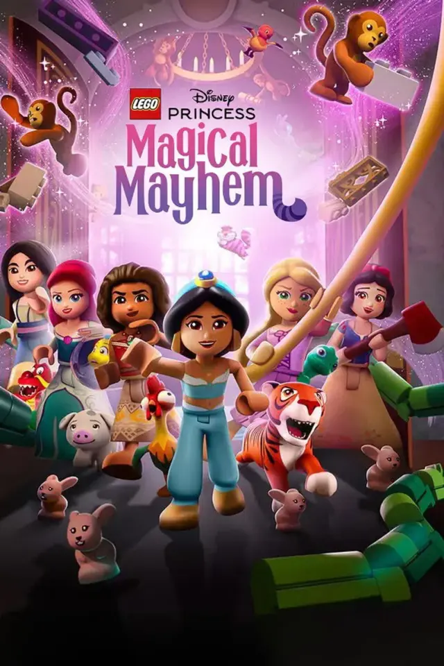 انیمیشن پرنسس های لگویی دیزنی: آشوب جادویی (LEGO Disney Princess: Magical Mayhem) پوستر